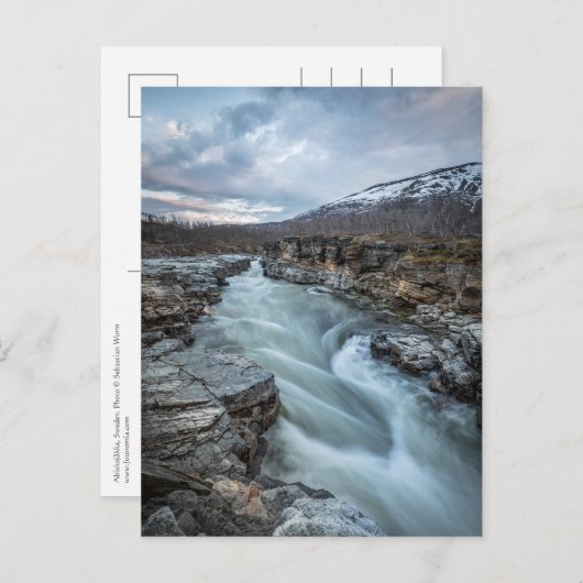 Abisko Schweden Postkarte (Vorne/Hinten)