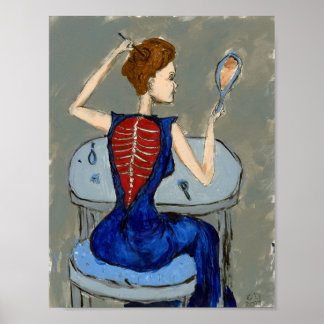 Abitdarker-Scan #2 des menschlichen Anzugs Poster