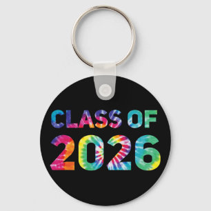 Abitur 2026 Tye Dye 2026 Abschlussklasse Schlüsselanhänger