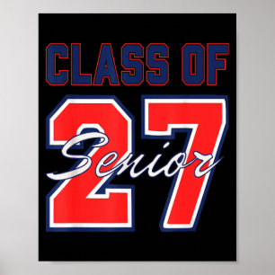 Abitur 2027 Abschluss Senior 2027 Zurück zur Schul Poster