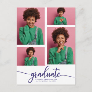 Abitur-Bekanntmachung 4 Foto-Postkarte Postkarte