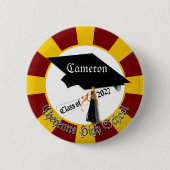 Abitur-Diplom Abschlussklasse 2027 Button (Vorderseite)