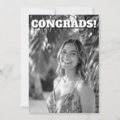 Abitur- oder Hochschulabschlussfeier Einladung (Vorderseite)