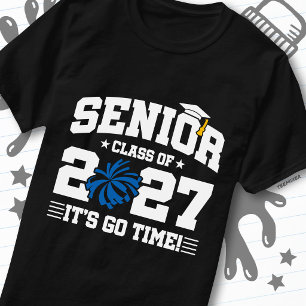 Abitur-Zitat Cheerleader Abschlussjahrgang 2027 T-Shirt