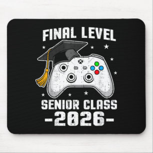 Abiturient 2026 Videospiel-Gamer Abschlussjahrgang Mousepad