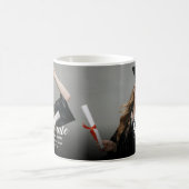 Abiturient Moderne Abschlussfeier Kaffeetasse (Mittel)