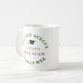 Abiturientenfeier-Skript für die Abschlussfeier Kaffeetasse (Vorderseite Links)