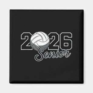 Abiturientin 2026 Volleyball-Mutter High School Ab Magnet