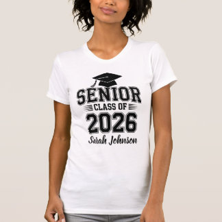 Abiturjahrgang 2026 Abschluss mit individuellem Na T-Shirt