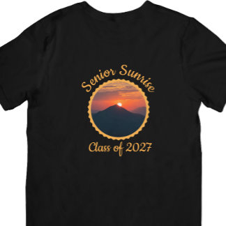 Abiturjahrgang 2027 Senior Sunrise T-Shirt