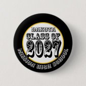 Abiturjahrgang 2027 Western Button (Vorderseite)