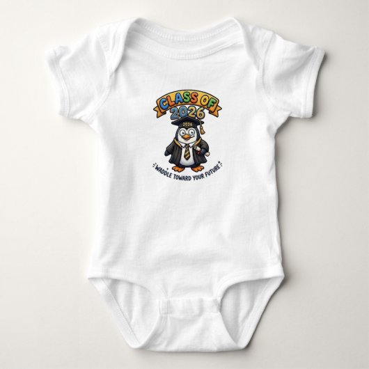 ABITURJENDE 2026 BABY STRAMPLER (Vorderseite)