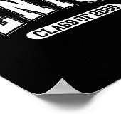 Abiturklasse 2026 der Oberstufe Poster (Ecke)