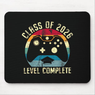 Abiturklasse 2026 Level komplett Video Gamer Senio Mousepad