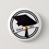 Abiturklasse 2027 Abschlussfeier Button (Vorderseite)