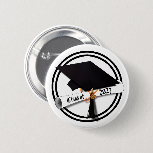 Abiturklasse 2027 Abschlussfeier Button (Vorne & Hinten)