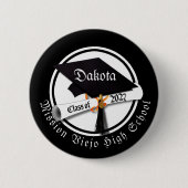Abiturklasse 2027 Abschlussfeier Button (Vorderseite)