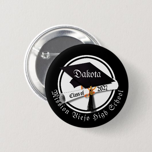 Abiturklasse 2027 Abschlussfeier Button (Vorne & Hinten)
