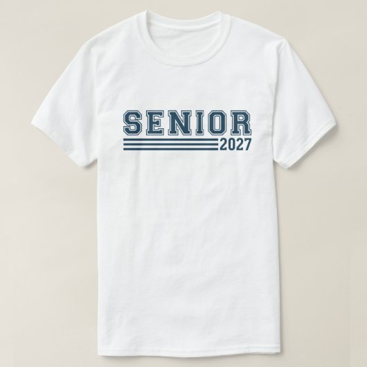 Abiturklasse 2027 T-Shirt (Design vorne)