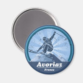 Abitz Skistation - Skirennläufer Magnet (Vorderseite/Rückseite)