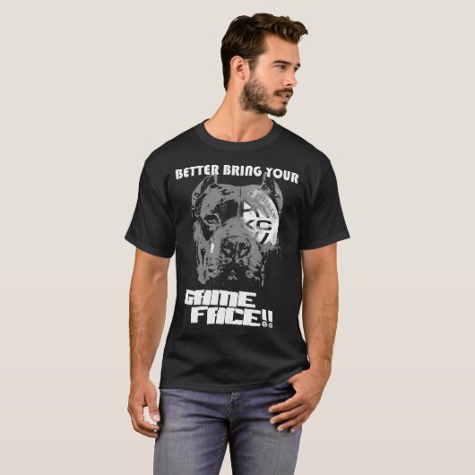 Abkc besser bringen Sie Ihr Spiel Gegend Bullen Pi T-Shirt (Vorne ganz)