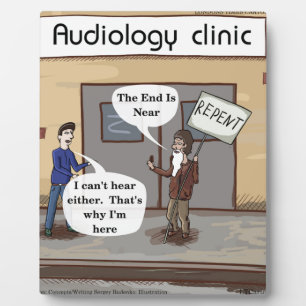 Abkehr für das Audiologe Office Funny Fotoplatte