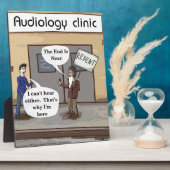 Abkehr für das Audiologe Office Funny Fotoplatte (Seite)