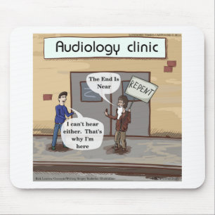 Abkehr für das Audiologe Office Funny Mousepad