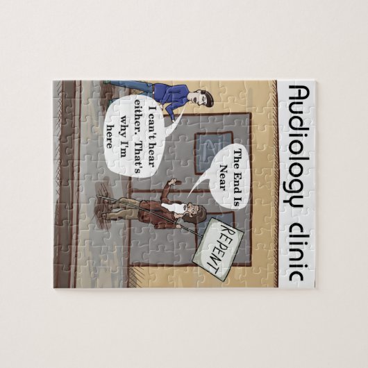 Abkehr für das Audiologe Office Funny Puzzle (Horizontal)