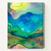 Abklatschen und Abstrakt Notizblock (Rückseite)