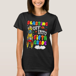 Abklingen in der fünften Klasse zurück zu den Schu T-Shirt