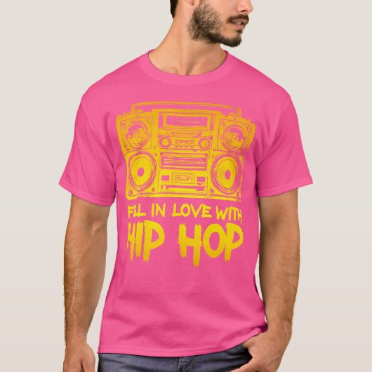 Abklingen in Liebe mit Hip Hop Old School 90 Hip H T-Shirt (Vorderseite)