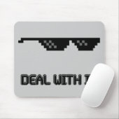 Abkommen mit ihm Sonnenbrille Mousepad (Mit Mouse)