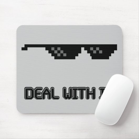 Abkommen mit ihm Sonnenbrille Mousepad (Mit Mouse)
