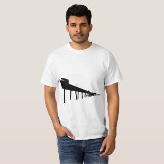 Abkommen-Pier-Silhouette T-Shirt