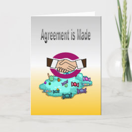 Abkommen wird geschlossen karte