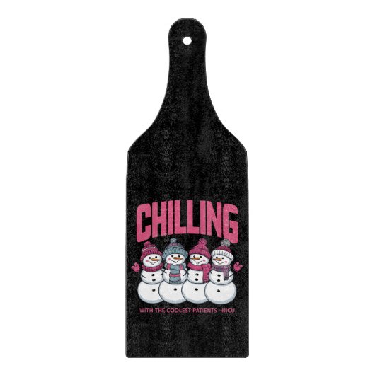 Abkühlen mit den Coolststen Patienten NICU Weihnac Schneidebrett (Vorderseite)