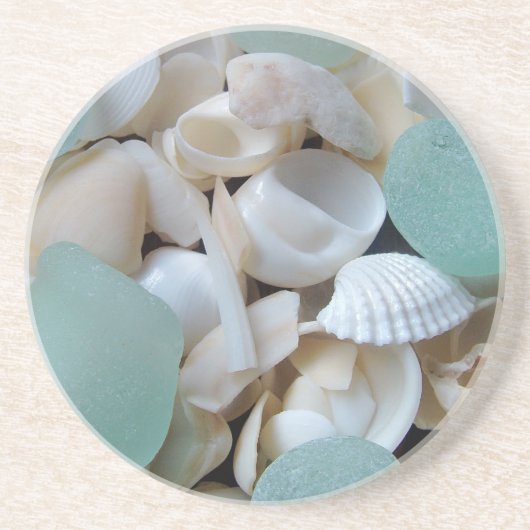 Abkühlendes Glas Sandstein Untersetzer (Vorne)