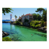 Abkühlung außerhalb des Kaskos Portugal Poster (Vorderseite)