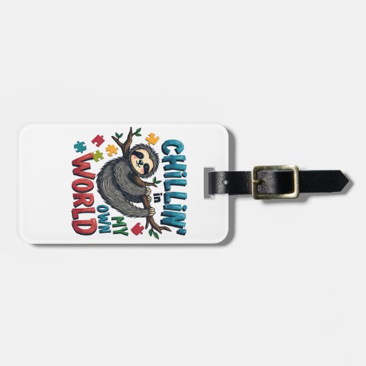 Abkühlung in meiner Welt Gepäckanhänger (Vorderseite horizontal)