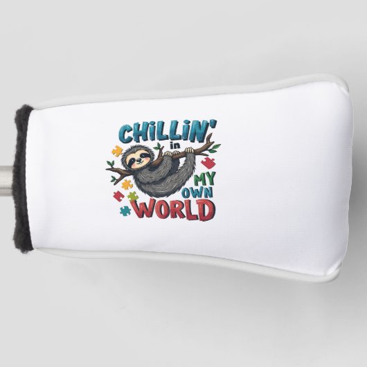 Abkühlung in meiner Welt Golf Headcover (Vorderseite)