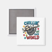 Abkühlung in meiner Welt Magnet (Vorderseite/Rückseite)