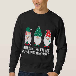 Abkühlung mit meinem Bowling Gnomies PJ Funny Gnom Sweatshirt