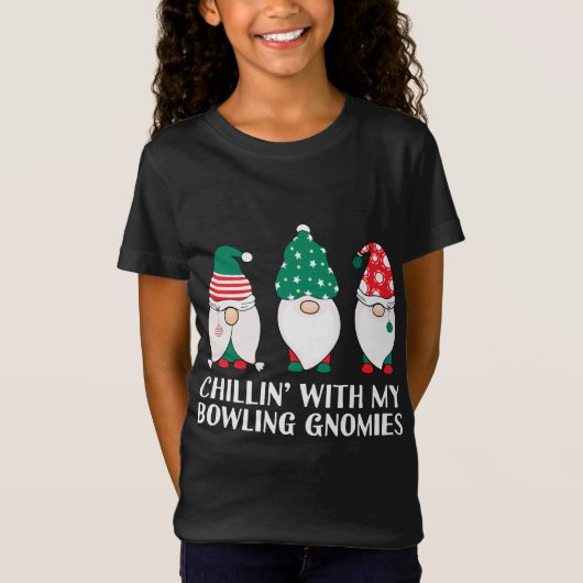 Abkühlung mit meinem Bowling Gnomies PJ Funny Gnom T-Shirt (Vorderseite)
