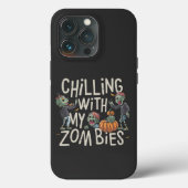 Abkühlung mit meinen Zombies lustiges Halloweenkos Case-Mate iPhone Hülle (Rückseite)