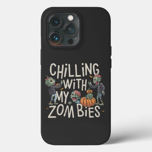 Abkühlung mit meinen Zombies lustiges Halloweenkos Case-Mate iPhone Hülle (Rückseite)