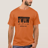 Abkürzung FWIW, Morse Code, Latein, Typografie T-Shirt (Vorderseite)