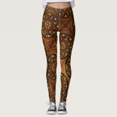 ABL - 0284 - Mandala pattern - Leggings (Vorderseite)