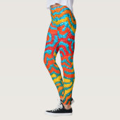 ABL - 0288 - Abstraktes Meer - Leggings (Links)