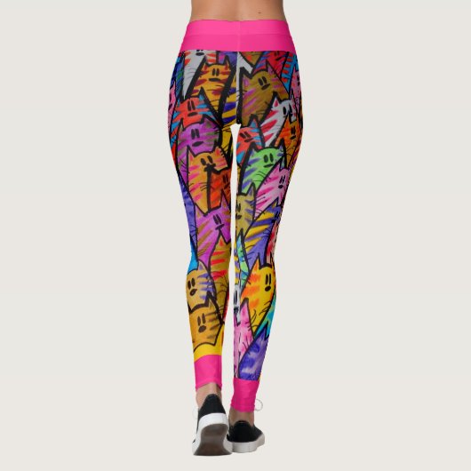 ABL - 0295 - Katzen - Leggings (Rückseite)